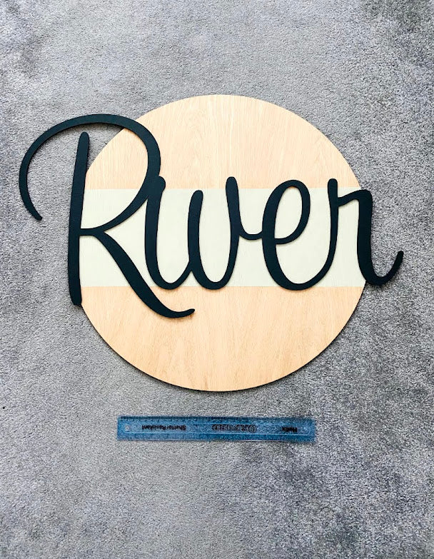 Name plaque
