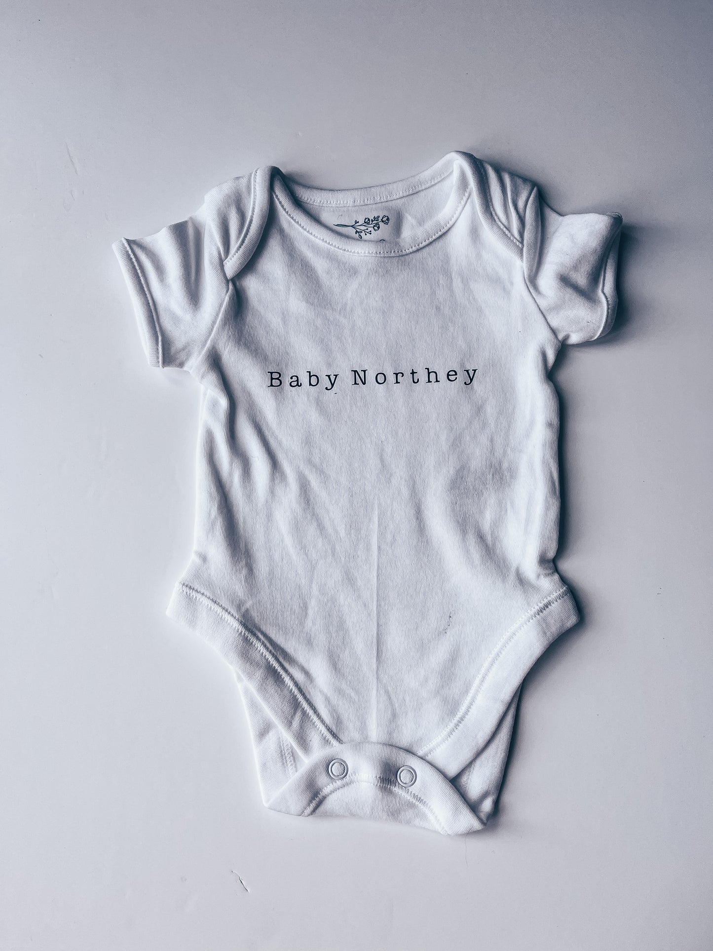 personalised baby vest