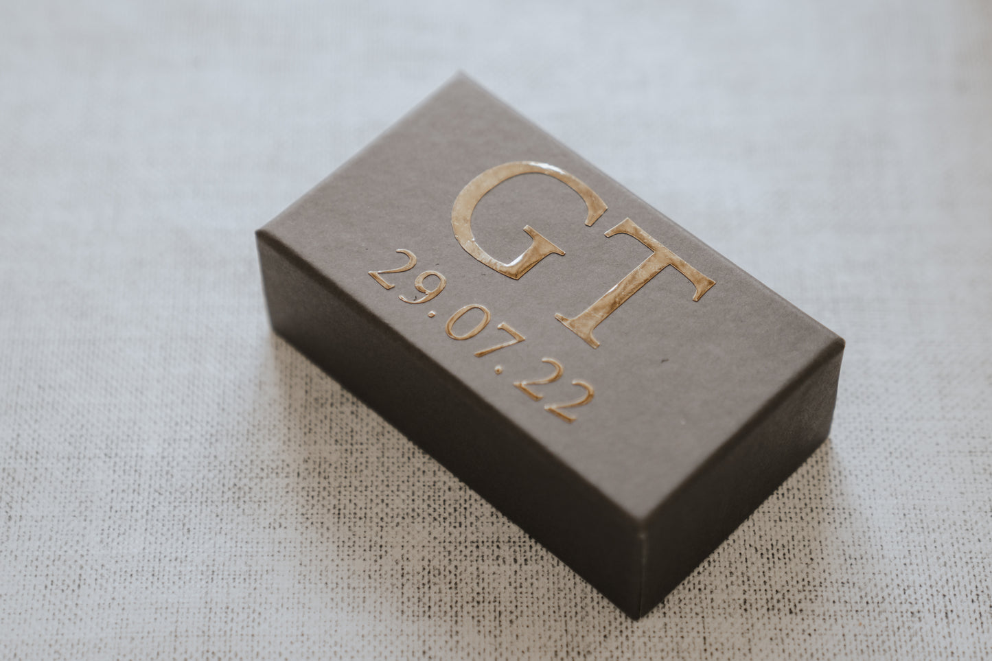 Luxury Grey Cufflink Box