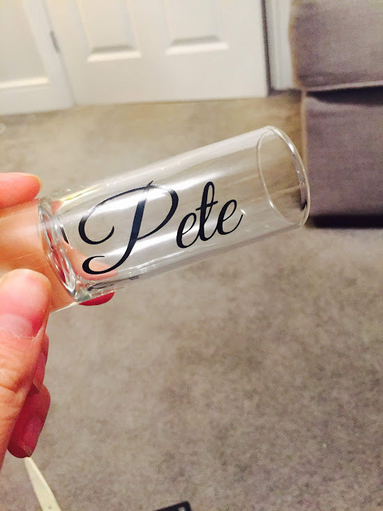 Personalised shot glass