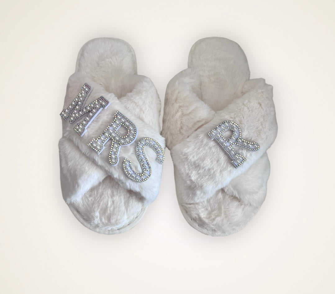 Personalised Fluffy Slippers