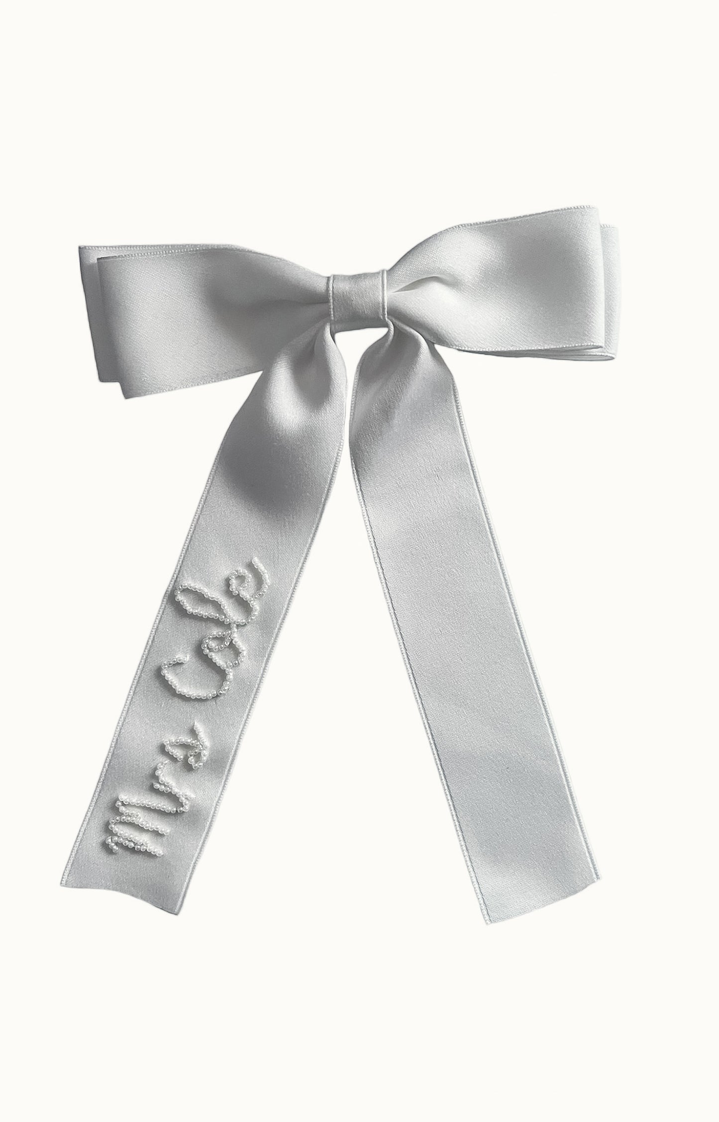 Personalised hair bow