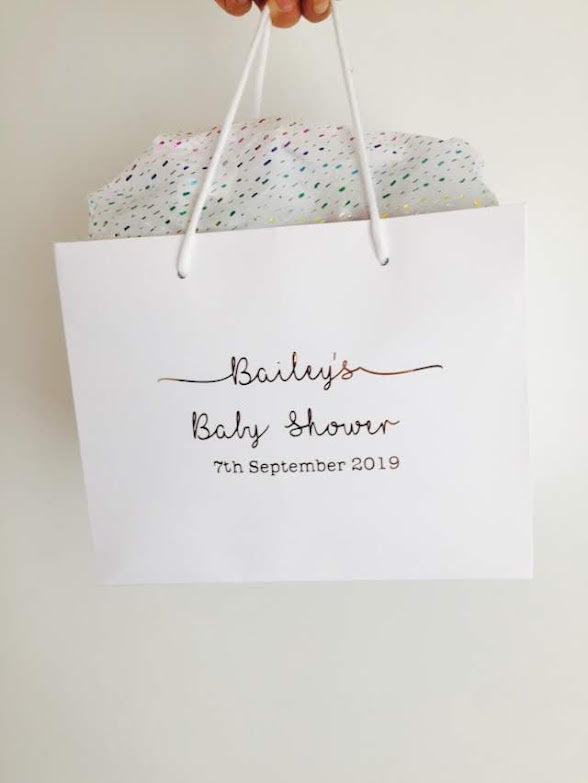 Baby shower gift bag