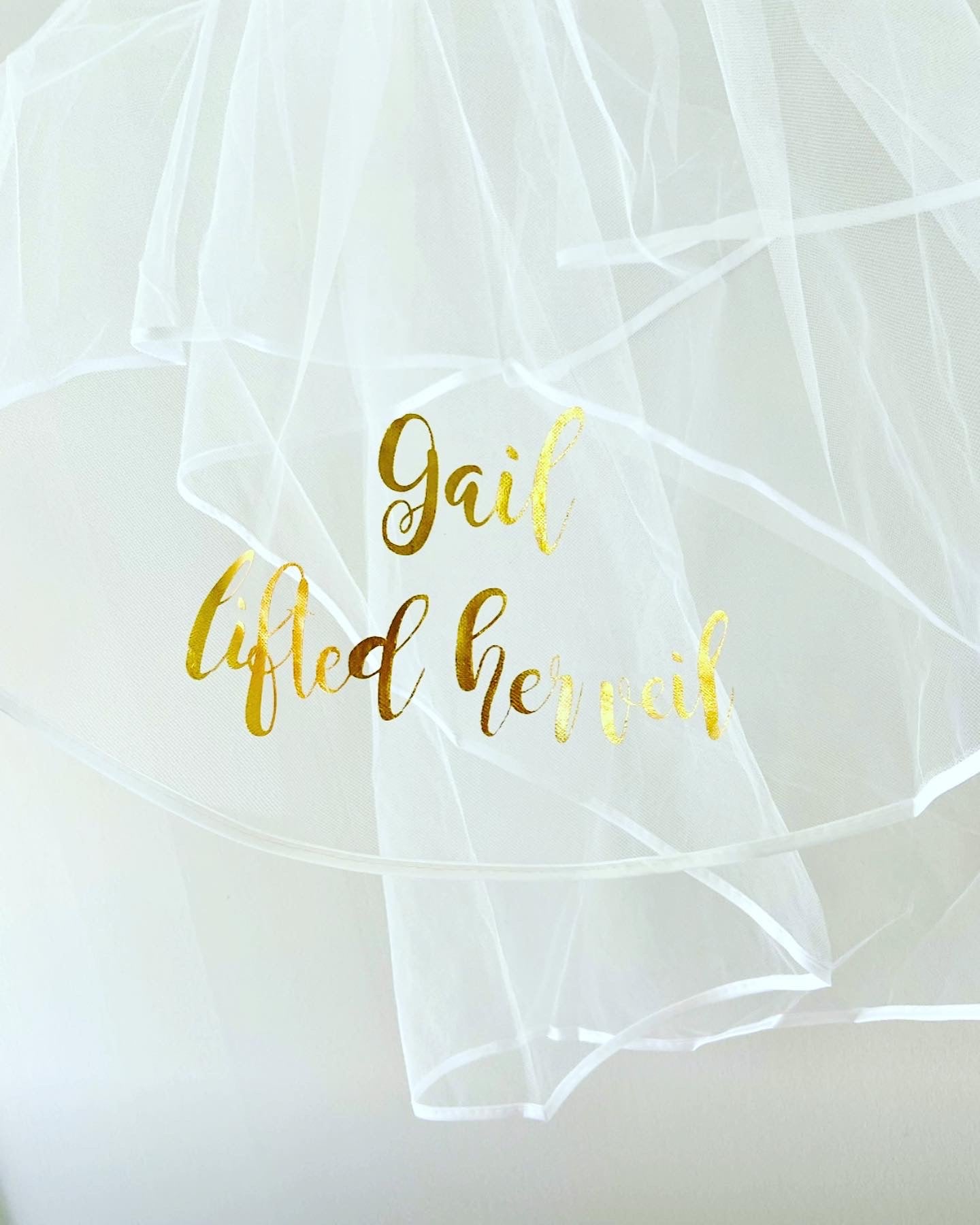 Personalised Veil